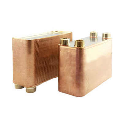 Échangeur de chaleur brasé en cuivre avec évaporateur de solution à double circuit