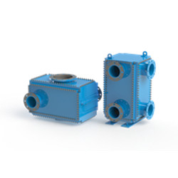 Échangeur de chaleur en tôle entièrement soudé d'acier inoxydable échangeur de chaleur soudé en bloc compact à vendre