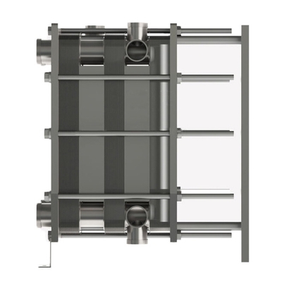 Grade alimentaire acier inoxydable jus de lait boissons plaque type échangeur de chaleur prix pour pasteuriseur
