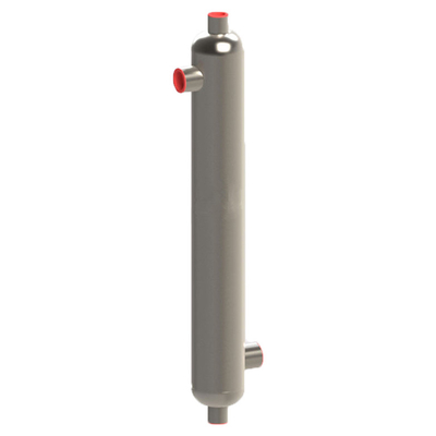 Tubes d'échangeur de chaleur d'eau en acier inoxydable tubulaire à haute capacité pour piscine