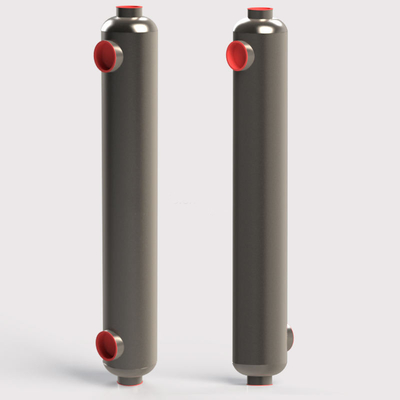 Tubes d'échangeur de chaleur d'eau en acier inoxydable tubulaire à haute capacité pour piscine