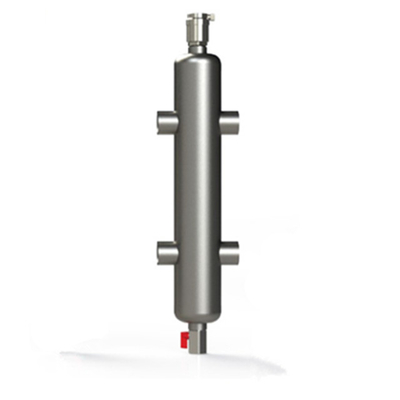Separateur hydraulique de pression d'eau en acier inoxydable pour le chauffage par le sol