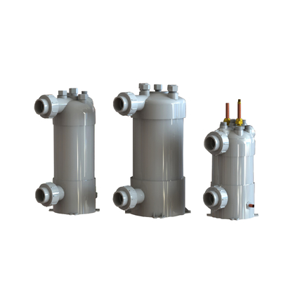 Personnalisation échangeur de chaleur en bobine de titane pompe à chaleur chauffage de l'eau chauffage de piscine chauffage pour piscine