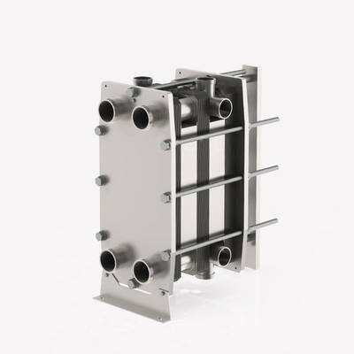 Échangeur de plaque de refroidissement de la chaleur du lait liquide de l'acier inoxydable pour l'industrie sanitaire Échangeur de plaque de vapeur du pasteuriseur
