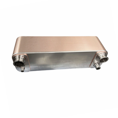 Échangeur de chaleur de fabrication professionnelle de type plaque brasée Échangeur de chaleur d'eau d'eau 316 pour climatisation