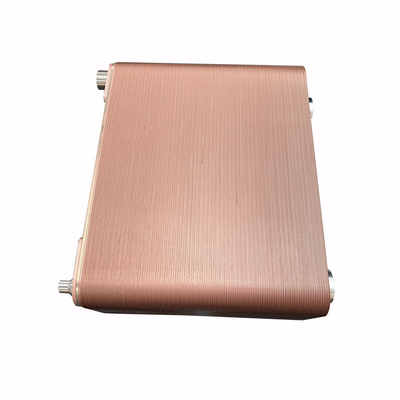 Échangeur de chaleur à plaque brasée en cuivre d'acier inoxydable polyvalent avec une surface de transfert de chaleur de 0,02-3,5 M2