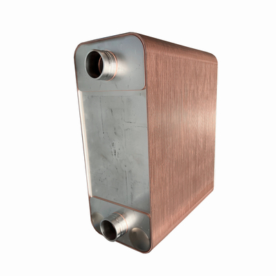 Échangeur de chaleur à plaque brasée en acier inoxydable de petite taille à haut rendement, refroidisseur huile-eau avec condensateur de noyau pour applications de refroidissement
