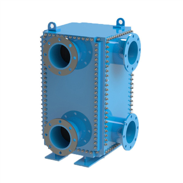 Échangeur de chaleur en tôle entièrement soudé d'acier inoxydable échangeur de chaleur soudé en bloc compact à vendre