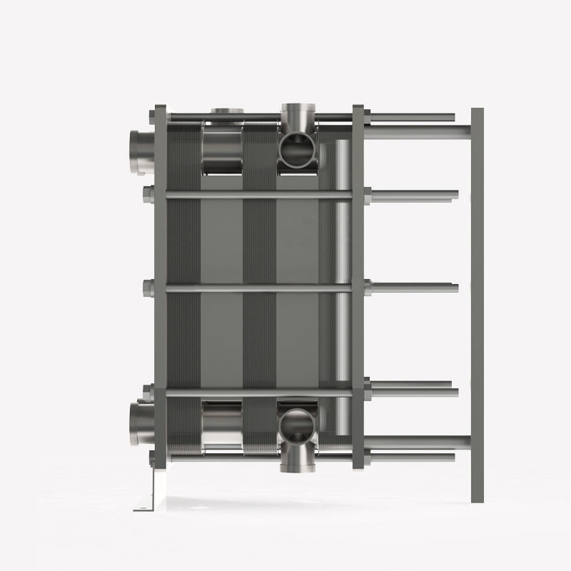 Échangeur de plaque de refroidissement de la chaleur du lait liquide de l'acier inoxydable pour l'industrie sanitaire Échangeur de plaque de vapeur du pasteuriseur