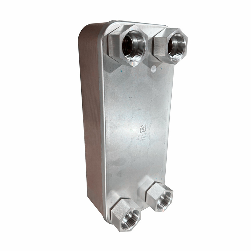Échangeur de chaleur à plaque brasée en acier inoxydable à haut rendement de transfert de chaleur pour refroidisseur HVAC refroidisseur liquide à eau
