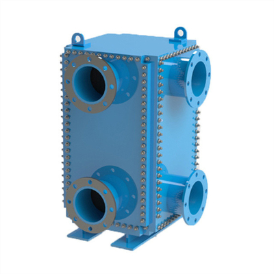 Échangeur de chaleur en tôle entièrement soudé d'acier inoxydable échangeur de chaleur soudé en bloc compact à vendre