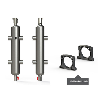Systèmes hydrauliques de chauffage des sols en acier inoxydable Séparateur de pression d'eau